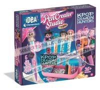 Clementoni Jeu créatif K-Pop Demon Hunters Pens Laboratory Multicolore 5 stylos à personnaliser