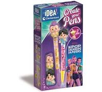 Jeu créatif Clementoni Crée tes stylos K-Pop Demon Hunters Rumi et Jinu Multicolore