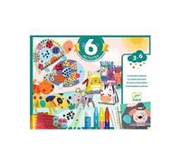 Jeu créatif Djeco Coffret multi-activités Les animaux et leurs maisons