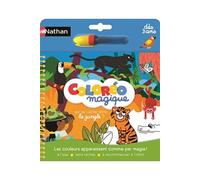 Nathan Coloréo Jungle-le coloriage magique à l'eau à refaire à l'infini pour les enfants dès 3 ans, 31614