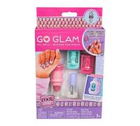 Cool Maker - Recharges Go Glam Nail Studio - Pour Machine Kit Manucure - 80 ongles Avec 2 Motifs, 1 Applicateur Vernis Et 1 Protège-Vernis À Ongles - Kit de Loisirs créatifs - Jouet Enfant 7 Ans et +