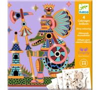 Jeu créatif de coloriage d'animaux de la guerre, Djeco