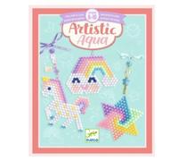 Jeu créatif Djeco Artistic Aqua Perles à repasser Arc-en-ciel
