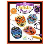 Jeu créatif Djeco Artistic Plastic Porte-clés Catcheurs Multicolore G