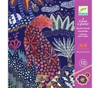 Djeco Jeu créatif Cartes à gratter Nature luxuriante