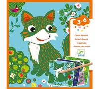 Djeco Jeu créatif Cartes à gratter Petites bêtes