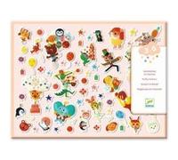 Jeu créatif Djeco Gommettes en volume La fête Multicolore G