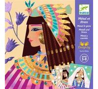 Djeco Jeu créatif Parures précieuses – Tableau à métalliser – Multicolore
