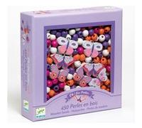 Jeu créatif Djeco Perles en bois Papillon Multicolore