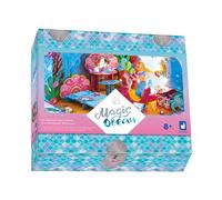 Janod - Magic Ocean - La Chambre des Sirènes - Activité Manuelle pour Enfant - Kit de Loisirs Créatifs - Décor à Fabriquer - Univers de la Petite Sirène - Jeu pour Enfant 8 Ans et + - J09139