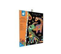 Jeu créatif - JANOD - Scratch Art Dinosaures - Enfant - 3 ans et plus - Dinosaures colorés à gratter