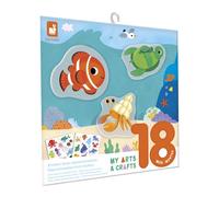 Janod Jeu créatif Stickers épais repositionnables La mer