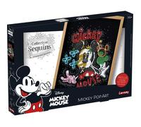 Jeu créatif - LANSAY - COLLECTION SEQUINS - MICKEY POP ART - Cadre en bois et illustration - Dès 14 ans
