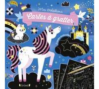 Jeu créatif - Licornes et chevaux - Pochette de cartes à gratter - Papier - Rose - Pour enfants