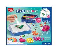 Maped Jeu créatif Maped Creativ Pixel Factory, kit complet, 1110 perles, 25 modèles, multicolore