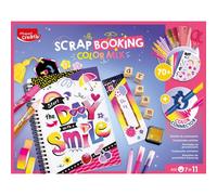 Maped – Jeu créatif – Scrapbooking Color Mix – Kit complet, 70+ accessoires – Multicolore