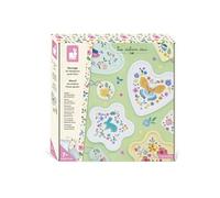 Janod Mould 16 Creations Flower Garden Multicolore