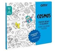 Jeu créatif Omy Poster Géant à colorier Cosmos 100 x 70 cm Multicolore G
