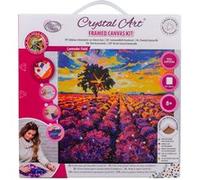Jeu créatif Oz International Kit tableau à diamanter sur châssis bois Lavande 30 x 30 cm Multicolore G