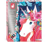 Jeu créatif - Peintures nacrées et 3D - Licornes - 4 tableaux - Dès 7 ans - Jano