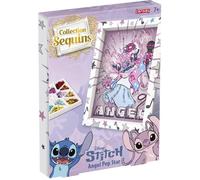 Jeu créatif - perles à fixer - Lansay - COLLECTION SEQUINS STITCH - ANGEL POP STAR - Cadre et illustration - Dès 7 ans