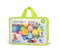 Jeu créatif perles et accessoires Lalaboom 48 pièces - Enfant - A partir de 10 mois - Multicolore - Vert - Mixte