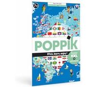 Jeu créatif Poppik Discovery Sticker Les Drapeaux du Monde G