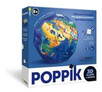 Jeu créatif Poppik Mon globe à construire Notre planète Multicolore G