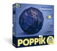 Jeu créatif Poppik Mon globe phosphorescent à construire Multicolore G