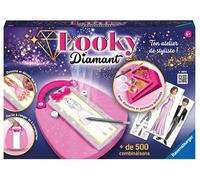 Ravensburger - Looky Diamant - Loisir créatif - Dessin de mode - Diamants - Peintures brillantes - Stylisme - Activité détente et créative - Créativité - Dès 6 ans - 23856 - Version française
