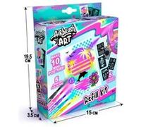 Jeu créatif Style 4 ever Kit de recharge Airbrush Art Multicolore E
