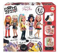 Jeu - Créer une poupée - Deviens styliste - Pop design - Dès 6 ans - Educa