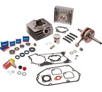 Jeu : cylindre 4 canaux Cpl. 50 cm³ + joints + vilebrequin sport - pour Simson S51, SR50