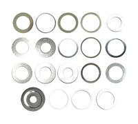 Jeu d ' adaptateurs de bagues réductrices de douille de lame de scie en acier inoxydable, pour différentes tailles de 16mm à 35mm, rondelle d ' adaptateur de lame de scie 19 pièces