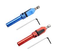 Jeu d ' adaptateurs de douilles 3 en 1, tige en acier, Blue and red | Qualités professionnelles, systèmes de leviers efficaces, ajustements de fixation en douceur, projets d ' artisanat