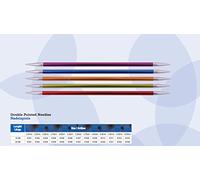 Jeu d’aiguilles à tricoter KnitPro ZING - 15 cm, en aluminium.-, NS 3.0
