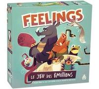 Feelings - jeu de société - jeu 8 ans et plus - jeu des émotions - jeu coopératif - jouer en famille - entre amis - à l'école - discusssions et ambiance - Act in games