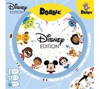 Asmodee - DOBBLE Disney - Jeu de Cartes Rapide et Amusant pour Enfants dès 6 Ans - Jeu d' Observation et Réflexes Famille - avec Héros Disney - 5 Mini Jeux - 2 à 8 Joueurs - Parties Courtes 15 Min