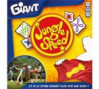 Asmodee - Jungle Speed Giant - Jeux de société - Jeu de Cartes intérieur/extérieur - Observation et rapidité - Adultes et Enfants à partir de 7 Ans - 3 à 9 Joueurs - 15 Minutes - Version Française
