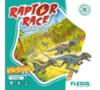 Asmodée Jeu d'ambiance Raptor Race – Jeu de course tactique, 2-5 joueurs, 20 min