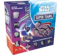 Asmodee - Star Wars Super Teams - Jeu de société de Courses de vaisseaux spatiaux pour 2 à 4 Joueurs âgés de 7 Ans et Plus, Jeu de Cartes avec Figurines, 30 Minutes, Version française