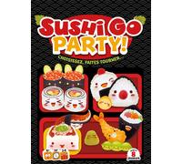 Jeux de société - ASMODEE - Sushi Go Party ! - Noir/Jaune/Blanc/Rouge - 20 min - 2 joueurs ou plus