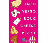 Blue Orange - Taco Verso Bouc Cheese Pizza - Jeu de Société Idéal pour s'Amuser en Famille ou entre Amis en Soirée - De 2 à 8 Joueurs - Jeu d'Ambiance et de Rapidité - Jeu de Carte - À Partir de 8 ans