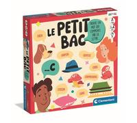 Clementoni Jeu d'ambiance Le Petit Bac – 7 ans+ – 2 à 6 joueurs – Jeu des mots