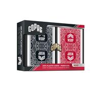 Copag Cartes de poker en plastique World Series of Poker Taille Jumbo Index double - Double Deck