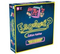 Goliath - ESQUISSÉ ? ÉDITION Adultes - Jeu d’Ambiance Adulte- Party Game Dessins & Devinettes - en Français - 100 Cartes, 8 carnets effaçables, Feutres & Chiffons- 4-8 Joueurs - 30 Min - 18+ Ans