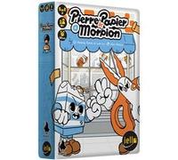 IELLO Jeu Pierre Papier Morpion – 2 joueurs, mêlant Pierre-Papier-Ciseaux et collection de jetons