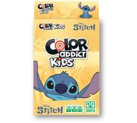 Cartamundi Jeu de cartes Color Addict Kids Stitch – 55 cartes, 2 à 6 joueurs, 3+, Jaune