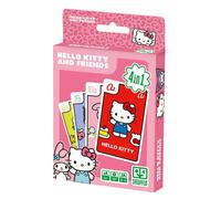 Cartamundi Jeu de cartes 7 familles Hello Kitty 4-en-1 Rose