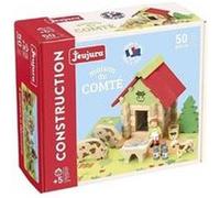 Jeu d’assemblage en bois JEUJURA La Maison du Comte 50 pièces Multicolore (rouge et autres couleurs) G